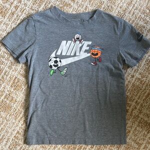 Nike Kids Charcoal Graphic Tee